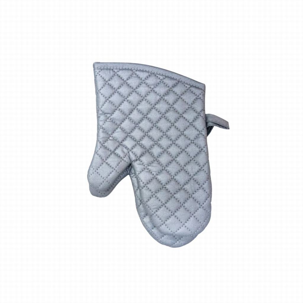 A4032DFP06231.jpg SHORT OVEN GLOVES SILVER - Image 1