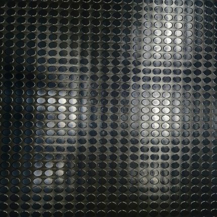 3MM RUBBER MAT BLACK - COIN