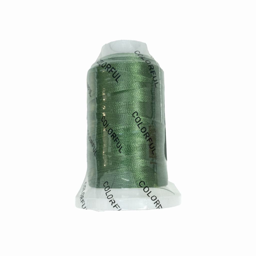 ETC5F1126231.jpg EMBROIDERY THREAD 1000M 418 GREEN - Image 1
