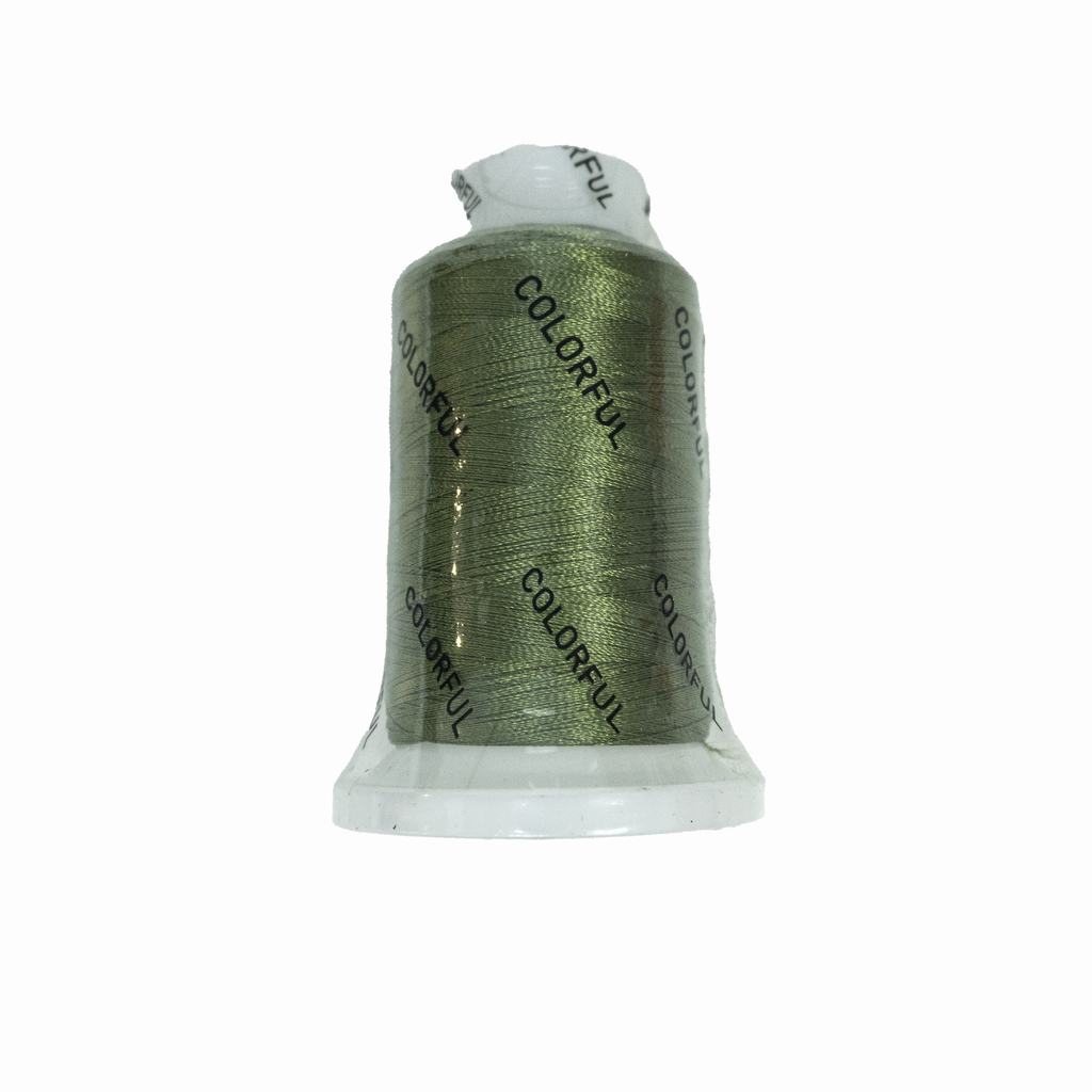 ETC5F1330231.jpg EMBROIDERY THREAD 1000M 418 OLIVE - Image 1
