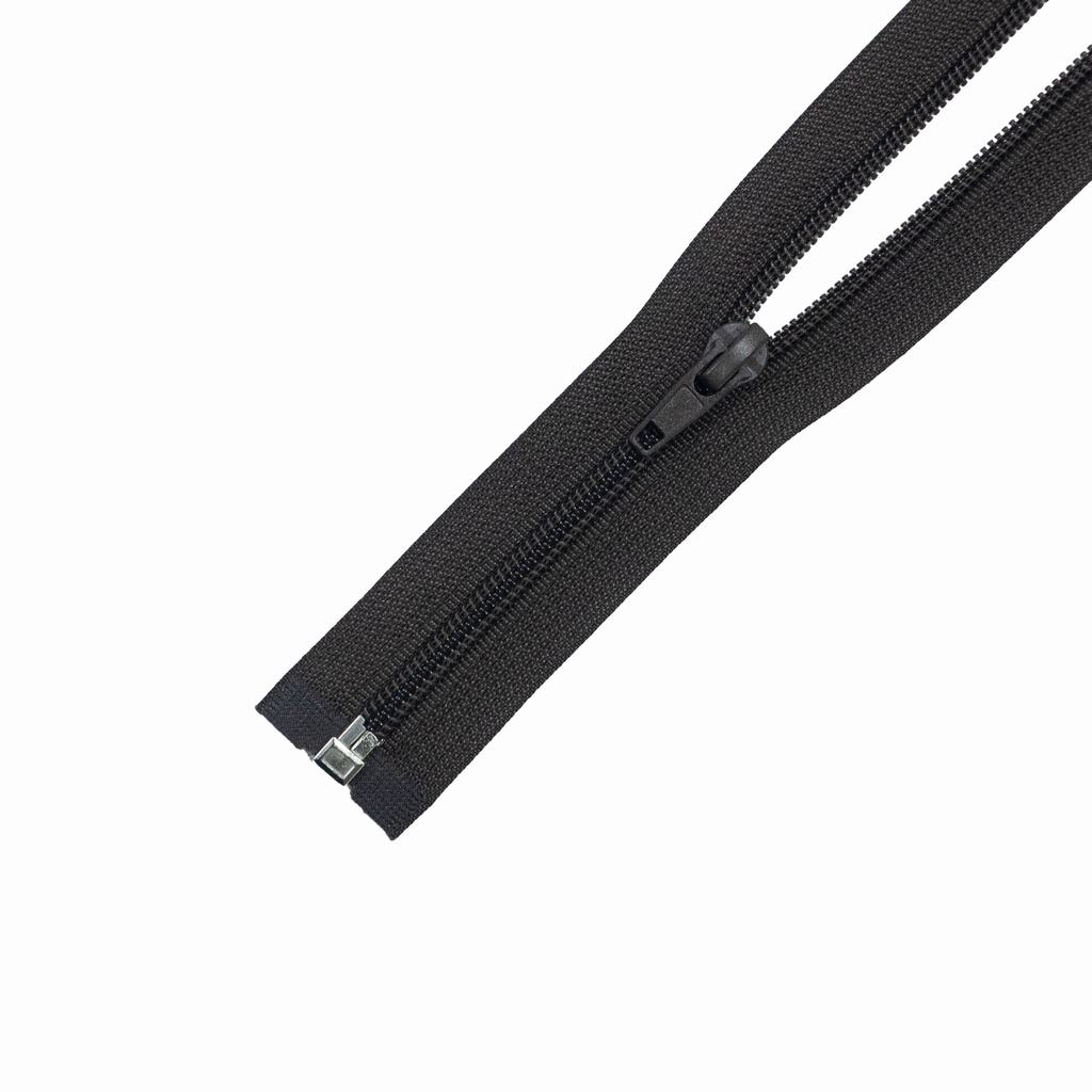 OEZ355FDB231.jpg 35CM OPEN END ZIP - DARK BROWN - (8) - Image 1