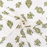 PRINTED SLUB LINEN