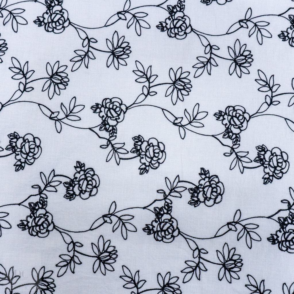 S252D915FWHITE231-1.jpg EMBROIDED COTTON VOILE - Image 1