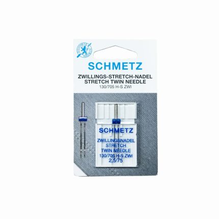 SCHMETZ STRETCH TWIN NEEDLE 2.5/75