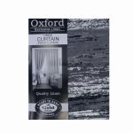 TEXTURE LINED CURTAIN-BLACK